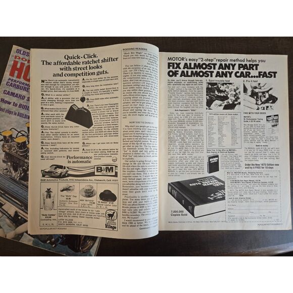 POPULAR HOT RODDING Magazines Lot of 2 Aug 1968 & June 1975 - Picture 7 of 10